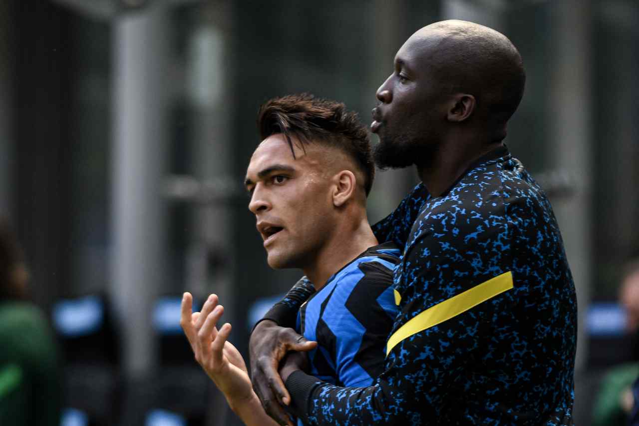 Inter -  Lautaro Martinez e Romelu Lukaku 