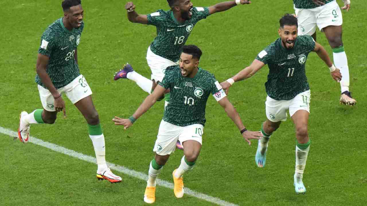 L'Arabia Saudita esulta contro l'Argentina - ilcalcioignorante 261122