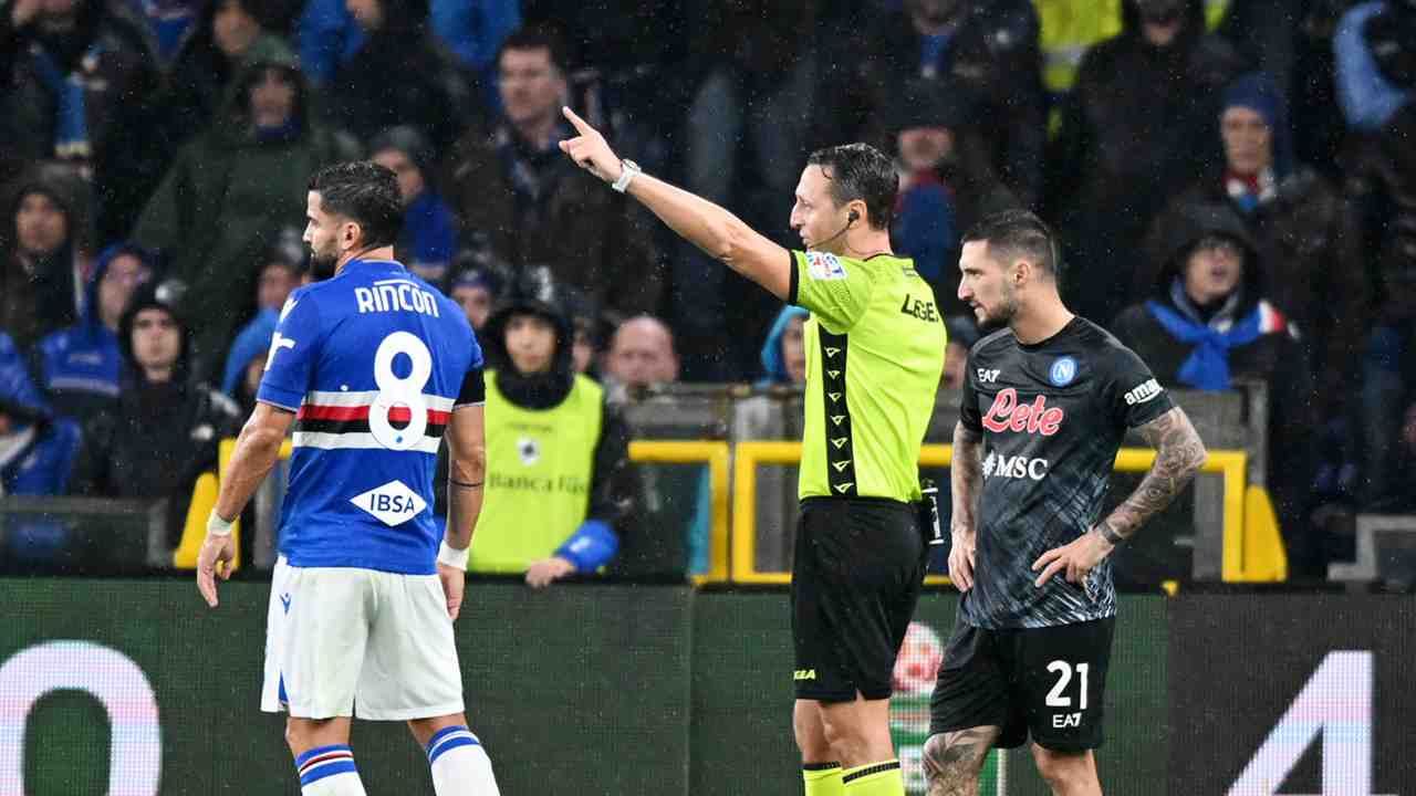 Arbitro Abisso Napoli ilcalcioignorante 20230109