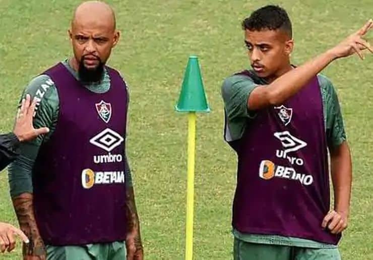 Felipe Melo con il figlio Dani