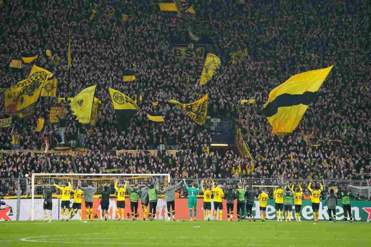 Il muro giallo del Borussia Dortmund