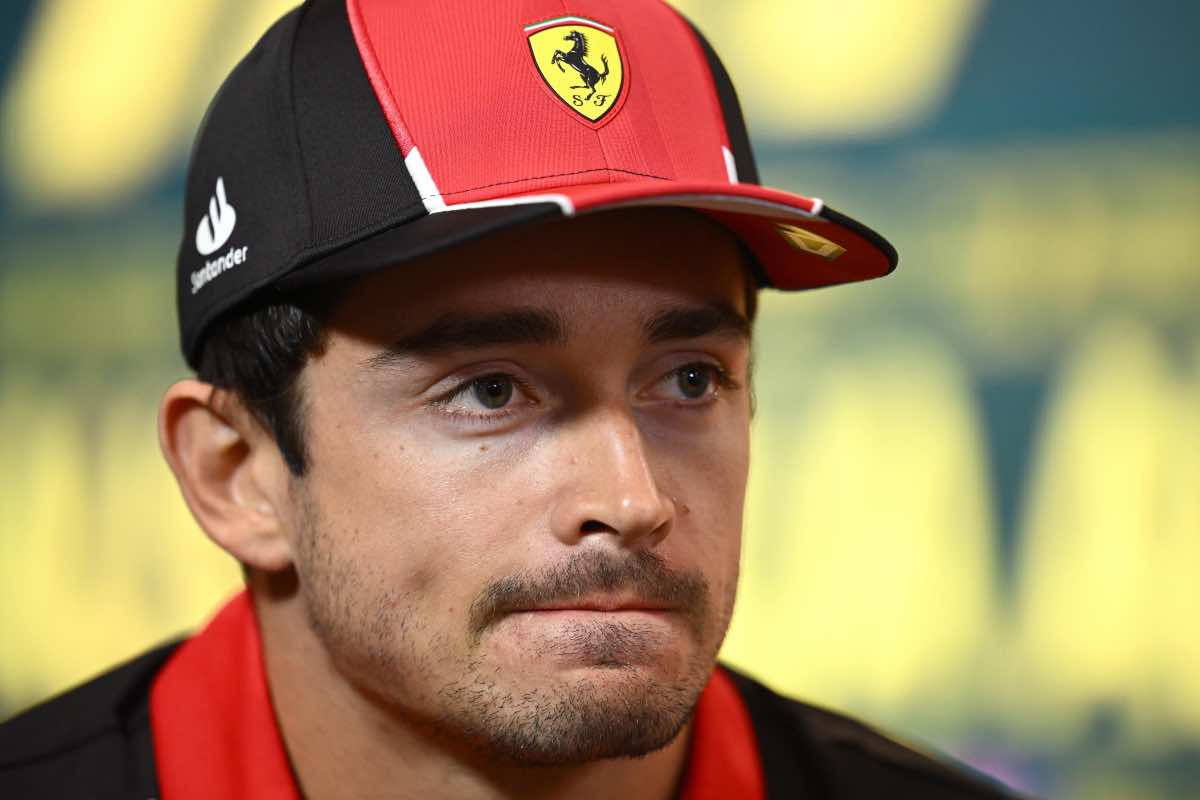 Charles Leclerc via dalla Ferrari