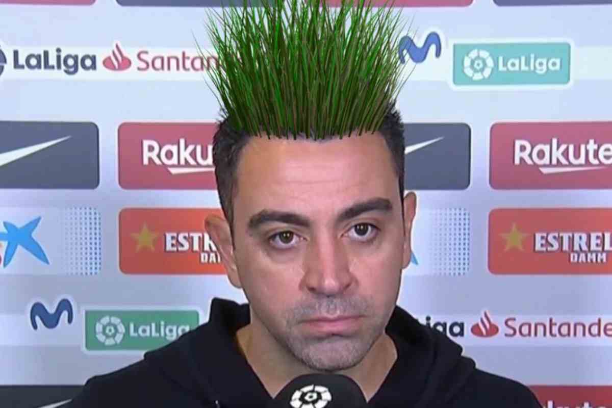 Xavi: arrivano i meme per le sue parole sul manto erboso