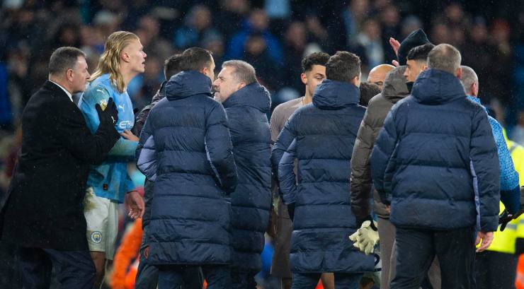 Sfogo Haaland contro gli arbitri