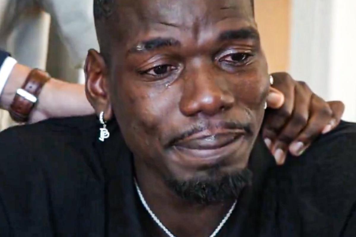Pogba in lacrime